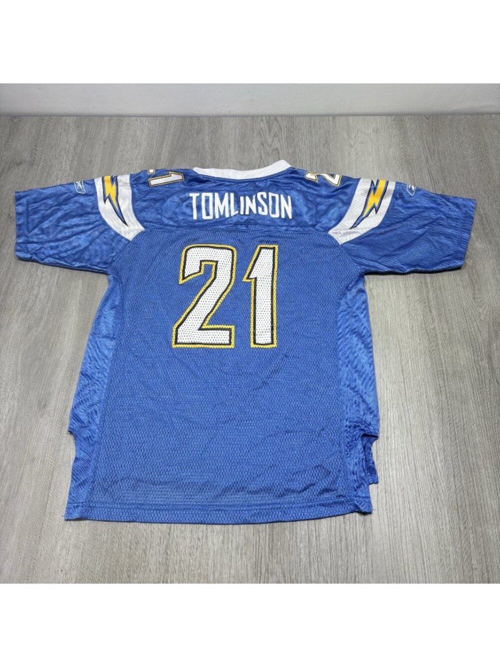 LADAINIAN TOMLINSON San Diego Chargers Jersey Youth Large Boys Reebok On Field